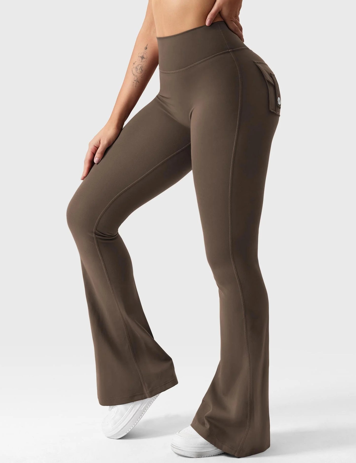 Femibody Flared Leggins mit Taschen