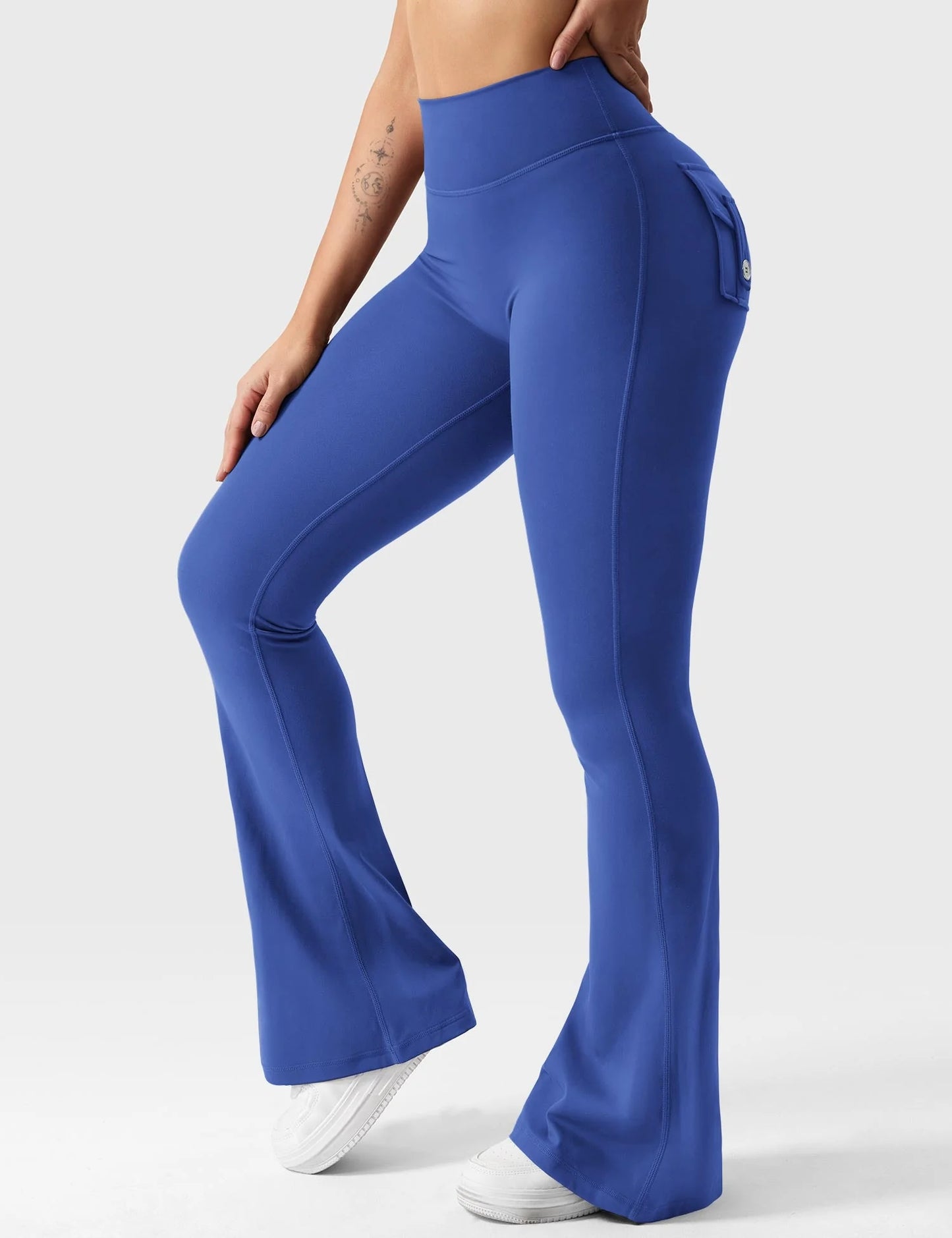 Femibody Flared Leggins mit Taschen