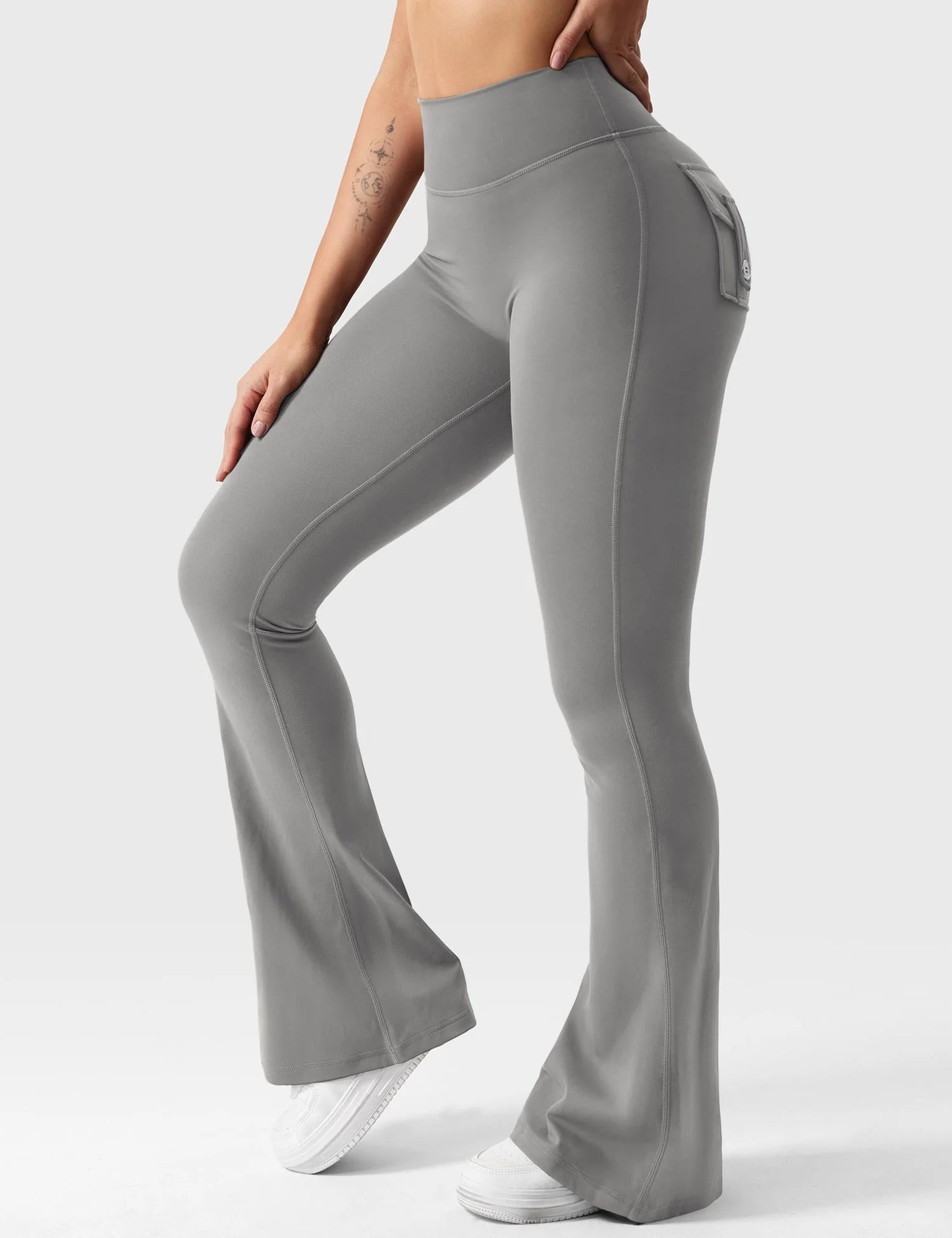 Femibody Flared Leggins mit Taschen