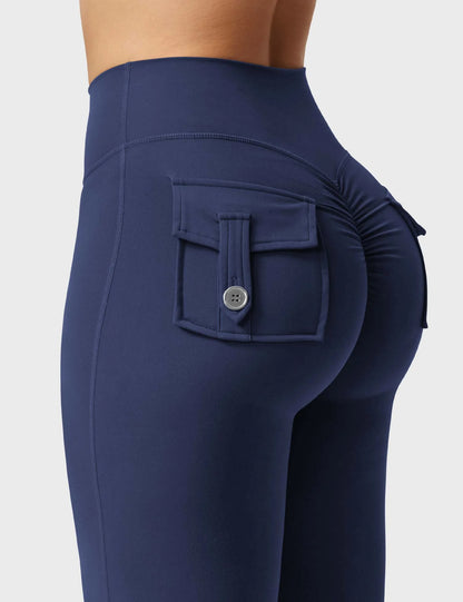 Femibody Flared Leggins mit Taschen